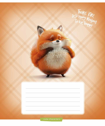 Burtnīca 12lp 170*203mm "Star" 55g/m2 = ''Cute characters'' 3501