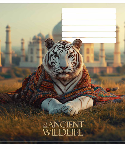 Burtnīca 18lp 170*203mm 60g/m2 # ''Ancient wildlife'' 3547