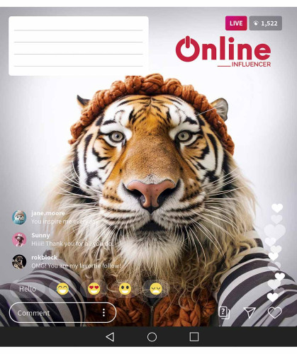 Klade 48lp 170*203mm 60g/m2 # ''Online influencer'' 3420