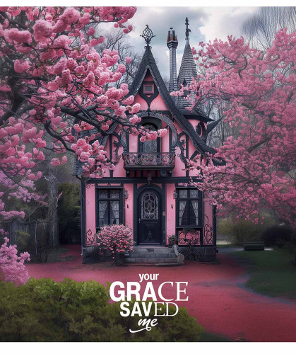 Klade 48lp 170*203mm 55g/m2 "Star" = glancēts lamināts ''Your grace saved me'' 3448