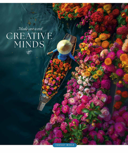 Klade 96lp 170*203mm 60g/m2 # ''Creative minds'' 3509