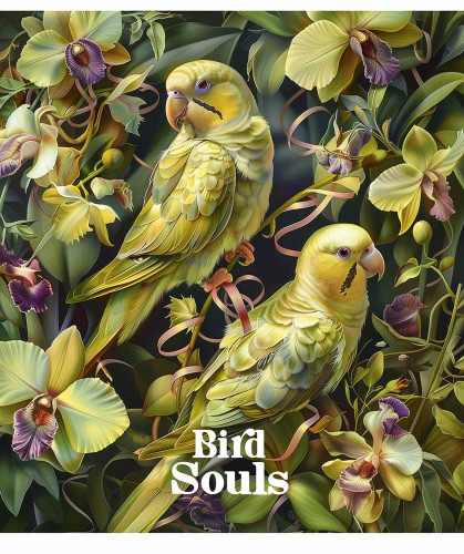 Klade 96lp 170*203mm 60g/m2 # glancēts lamināts ''Bird souls'' 3457
