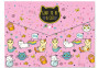 Mape-aploksne ar spiedpogu A5 PP 180µm "Cats" 32013-01