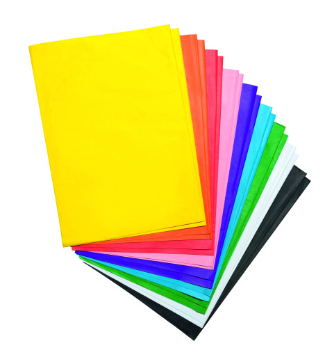 Zīdpapīrs FOLIA 50*75cm 20g/m2 6lp. tumši zils Nr.34