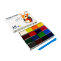 Plastilīns GAMMA 16 krāsas 128g, sērija 7C:
