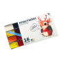 Plastilīns GAMMA 16 krāsas 128g, sērija 7C: