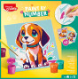 MAPED Creativ krāsošanas komplekts "Paint by number", suns / lapsa, 7>11
