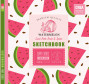 Klade FRESH ciets vāks 200*200mm 36lp baltas lapas "Watermelon'' (dizains 21523)