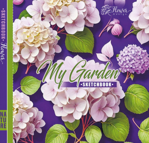 Klade FRESH ciets vāks 200*200mm 36lp baltas lapas "My Garden'' (dizains 23303)