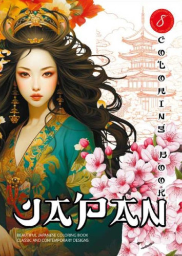 Krāsojamā grāmata FRESH 210*297mm, 8lp "Japan" (dizains 24142)