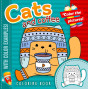 Krāsojamā grāmata FRESH 200*200mm, 16lp ''Cats and coffee'' 22346