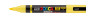 Marķieris ūdens bāzes UNI Posca PC-5BR brush shaped, dzeltens (2)