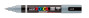 Marķieris ūdens bāzes UNI Posca PC-5BR brush shaped, pelēks (37)