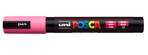 Marķieris ūdens bāzes UNI Posca PC-5M rozā (13)