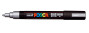 Marķieris ūdens bāzes UNI Posca PC-5M sudraba (26)