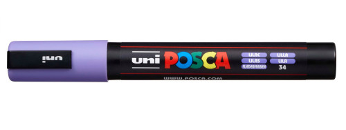 Marķieris ūdens bāzes UNI Posca PC-5M lillā (34)