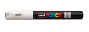 Marķieris ūdens bāzes UNI Posca PC-1M balts (1)