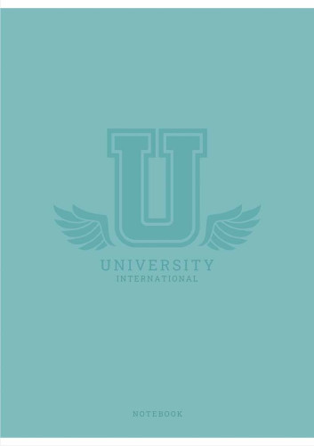 Klade mīksts vāks A5 60lp # glancēts lamināts ''University'' 05407