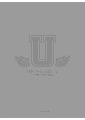 Klade mīksts vāks A5 60lp # glancēts lamināts ''University'' 05407