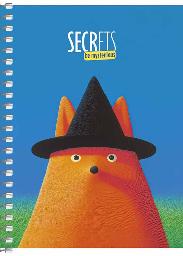 Piezīmju bloks ar sānu spirāli A6 80lp # 'Fairy book/Secrets' 6144