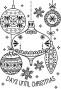 Marķieru-krītu UNI Chalk PWE-5M komplekts N04 "Christmas Elegant" 4 krāsas