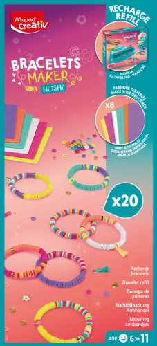 MAPED Creativ aproču veidotāja "Bracelets Maker Heishi" papildinājums 6>11
