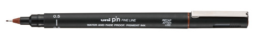 Marķieris UNI PIN-0.5 brūns