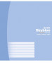 Burtnīca 18lp 170*203mm 60g/m2 # ''Sky blue'' 3643