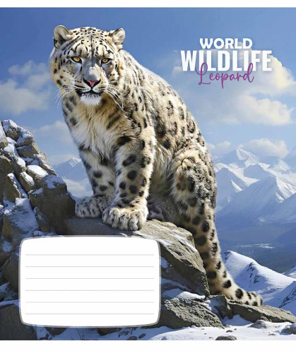 Burtnīca 18lp 170*203mm 60g/m2 # ''World widlife'' 3679