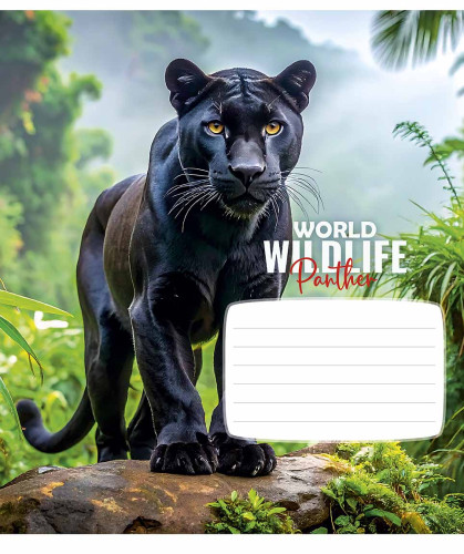 Burtnīca 18lp 170*203mm 60g/m2 # ''World widlife'' 3679