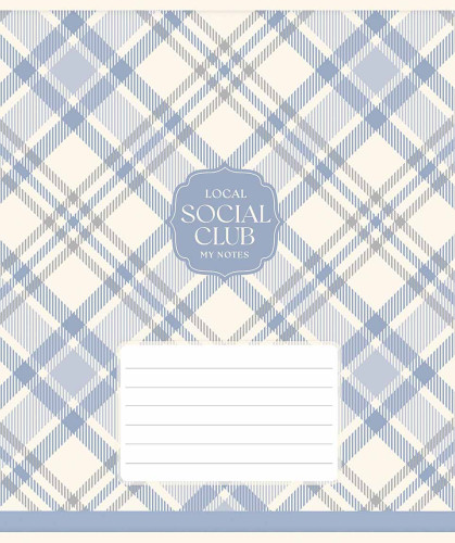 Burtnīca 18lp 170*203mm "Star" 55g/m2 # ''Local social club'' 3649