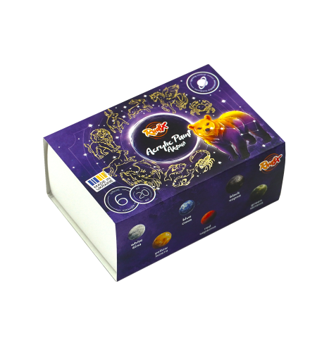 Akrila krāsas GAMMA Rudix 6 krāsas*20ml
