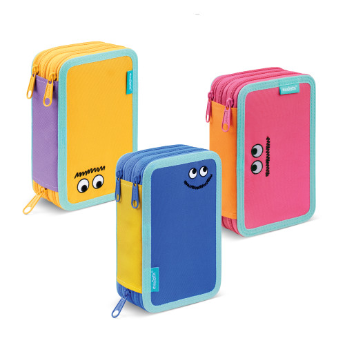 Penālis CARIOCA 3-daļīgs ar piederumiem Lookie, zils 43541