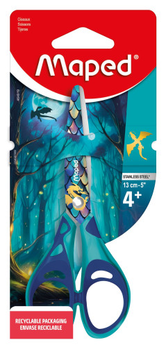 Šķēres MAPED "Dragon" 13cm blisterī