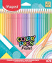 Zīmuļkrāsas MAPED "Color`Peps" Pastel 24 krāsas FSC