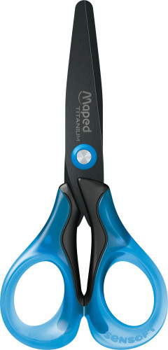 Šķēres MAPED Sensoft+ Titanium 13cm kartona blisterī
