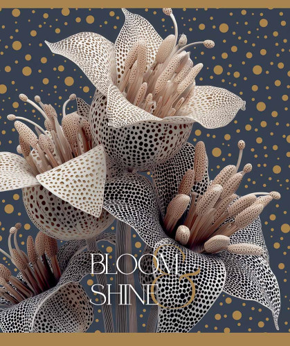 Klade 96lp 170*203mm 60g/m2 # Glitter ''Bloom shine'' 3690