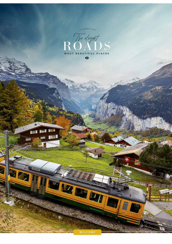 Klade mīksts vāks A4 40lp = glancēts lamināts ''Roads'' 5260