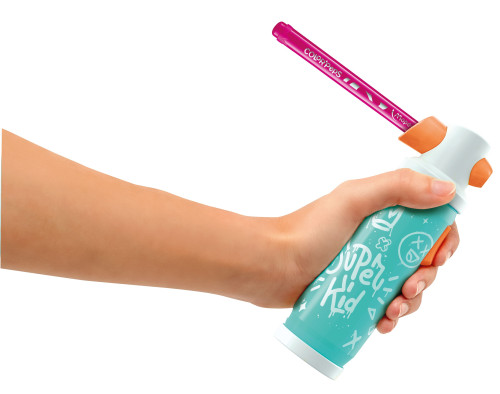 MAPED Creativ aerografs "Airbrush Makert" + 12 flomāsteri+ 5 trafareti +24 uzlīmes 5>12