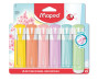 Teksta marķieri MAPED Pastel 6 krāsas