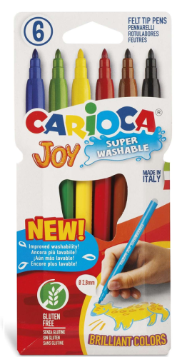 Flomāsteri CARIOCA JOY 6 krāsas