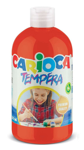 Tempera CARIOCA 500 ml, sarkana