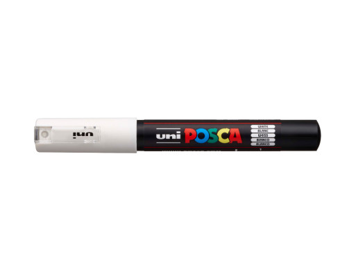 Marķieris ūdens bāzes UNI Posca PC-1M balts (1)