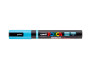 Marķieris ūdens bāzes UNI Posca PC-5BR brush shaped, tirkīzzils (71)
